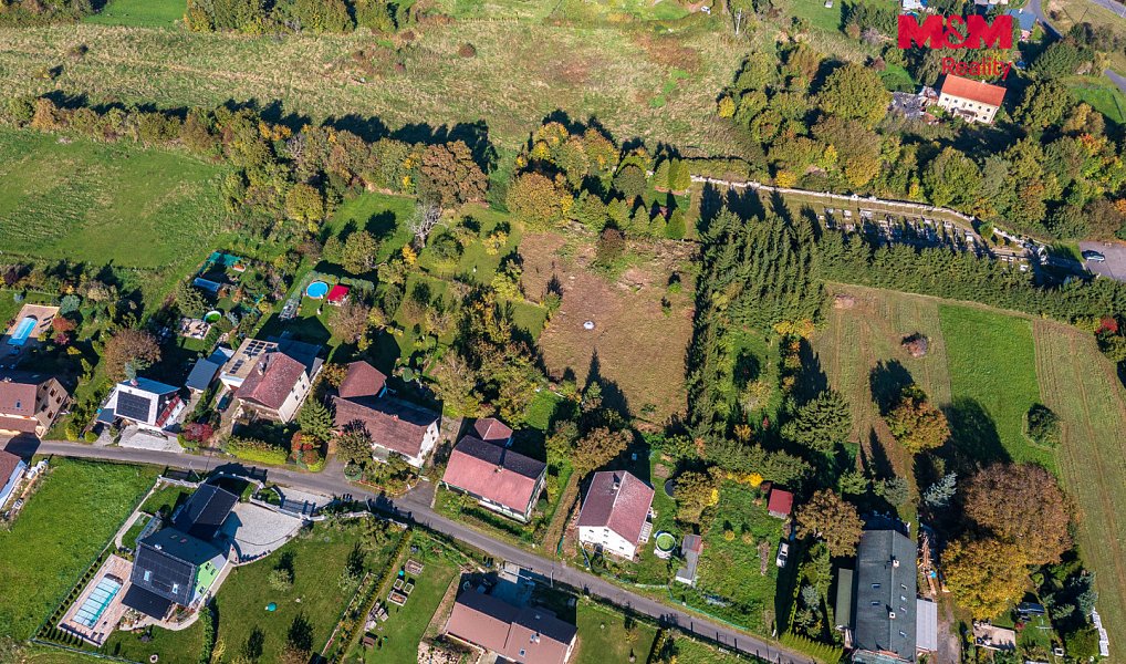 Prodej stavebního pozemku 2 573 m², Huntířov – náhled fotky 2