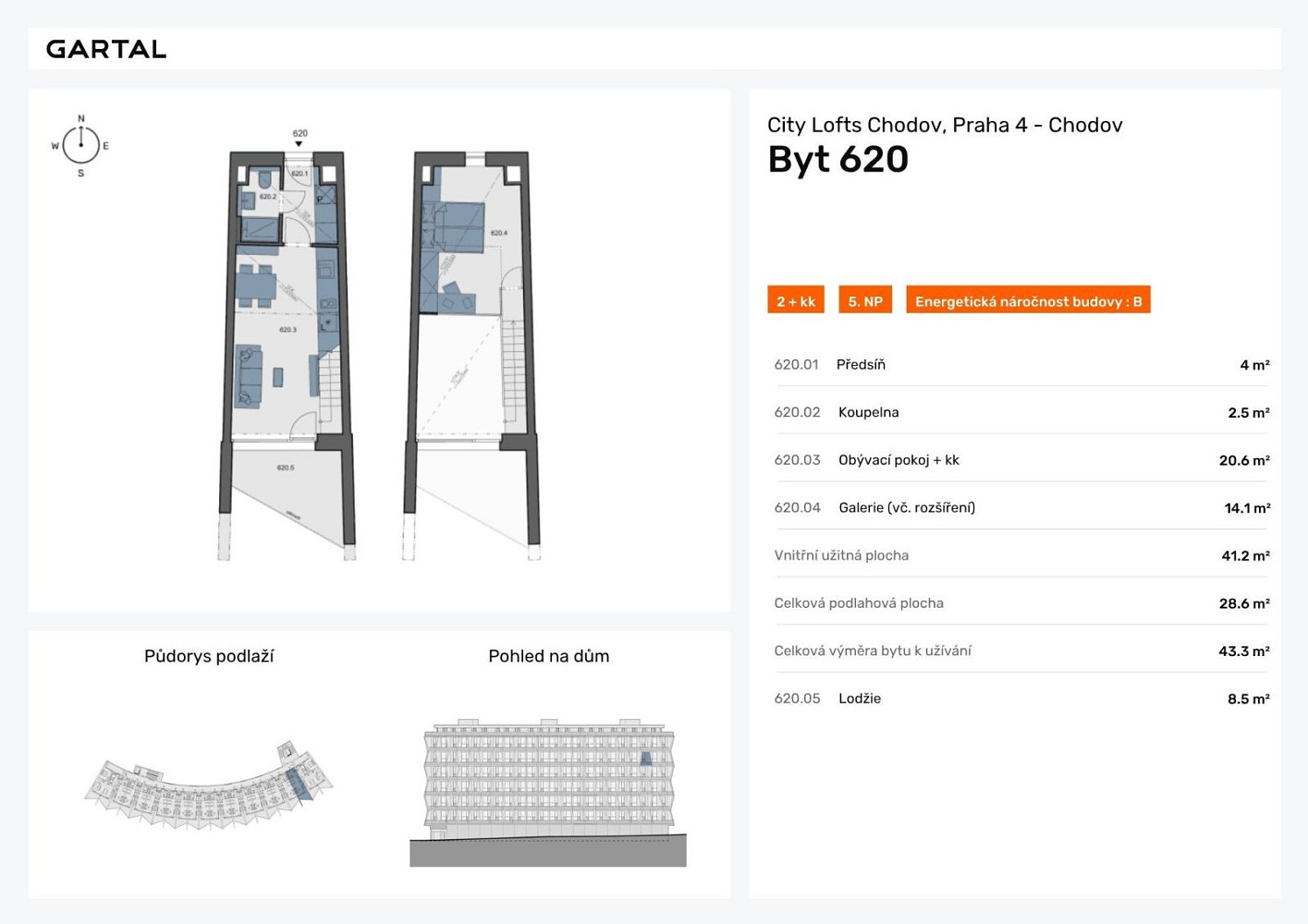 Prodej bytu 2+kk 43 m² – fotografie 5