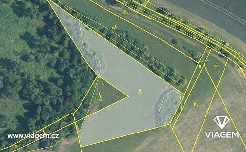 Prodej pole 2 703 m², Sentice, okres Brno-venkov