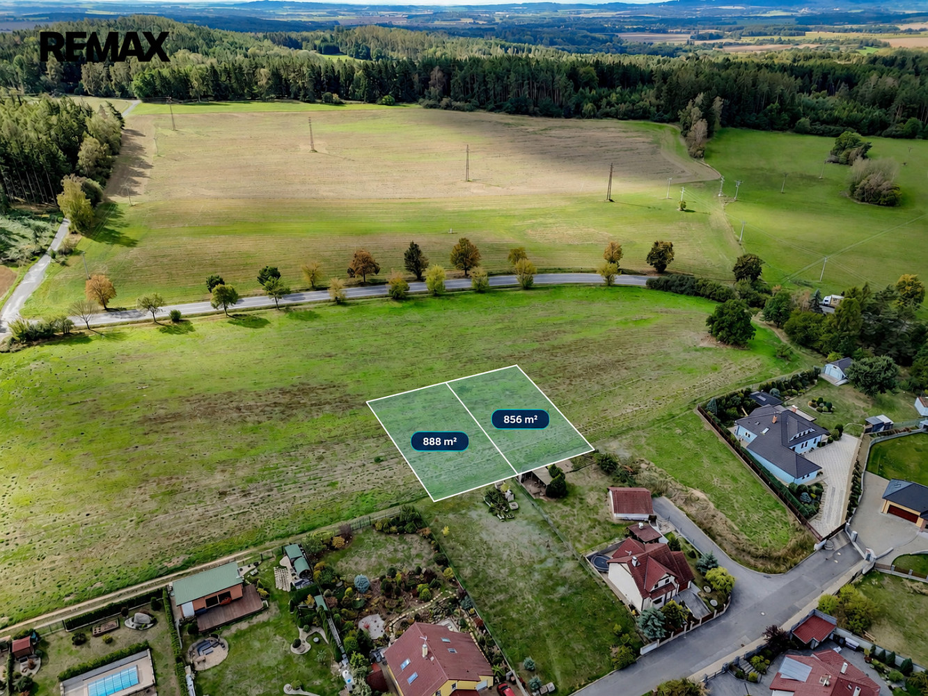 Prodej stavebního pozemku 856 m²