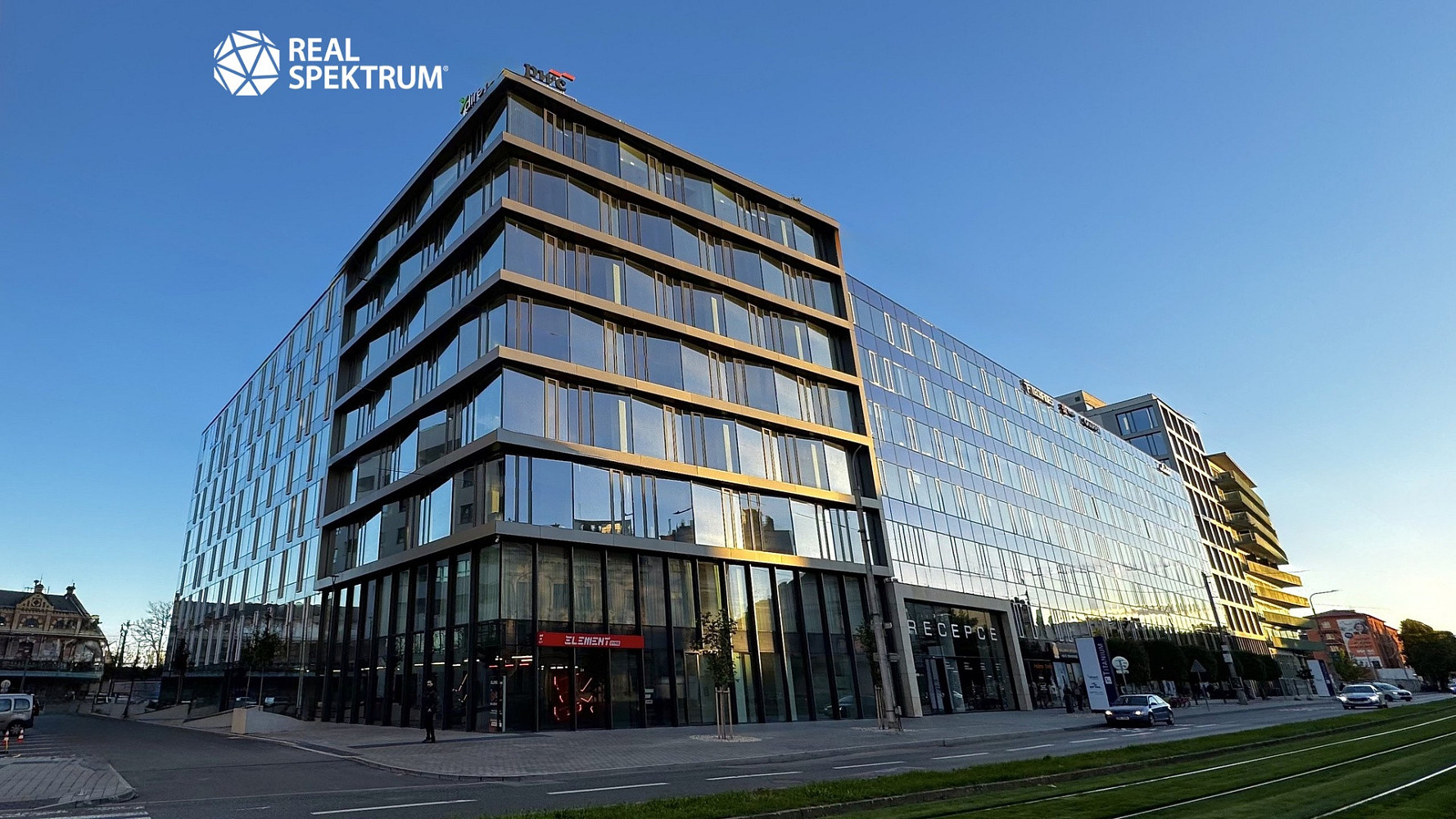 Pronájem kancelářského celku 830 m², 6. NP, Nové Sady, Brno – pohled 2