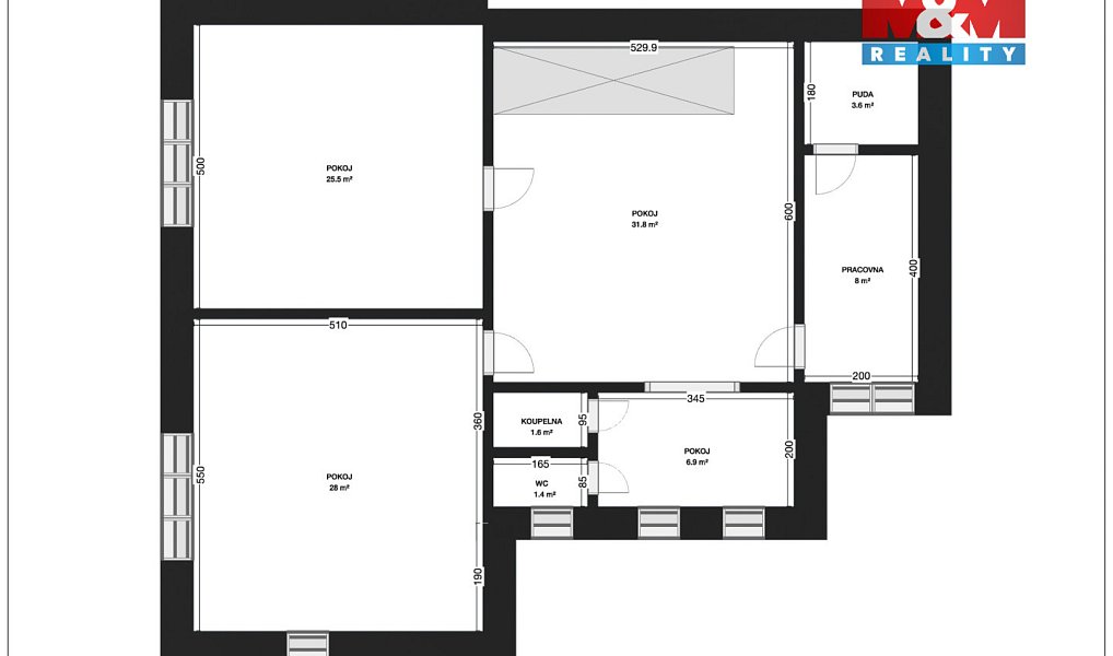 Prodej domu 400 m² s pozemkem 2 264 m², Oskořínek – náhled fotky 15
