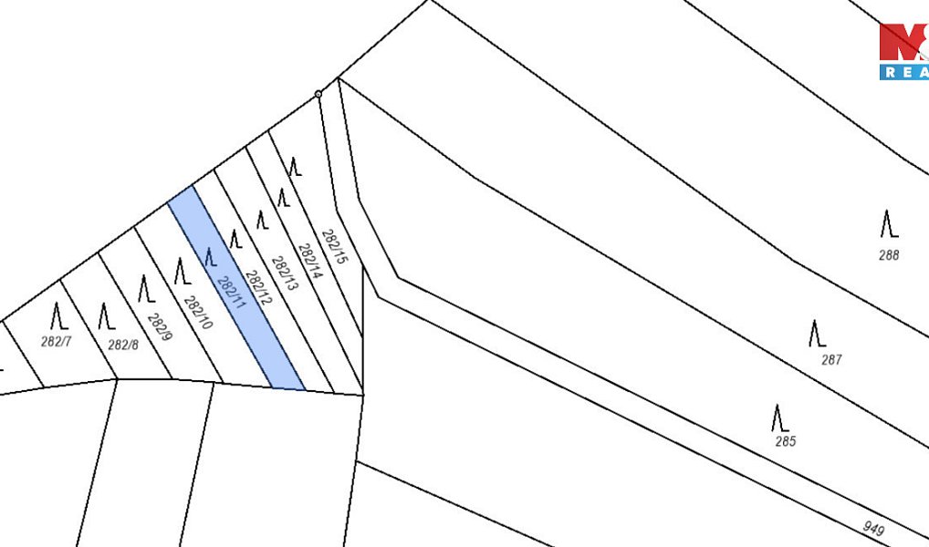 Prodej lesa 7 177 m², Mysletice – náhled fotky 6