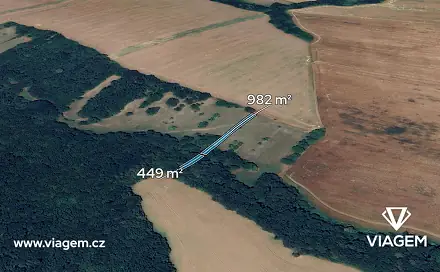 Prodej pole 347 m², Mistřice, okres Uherské Hradiště