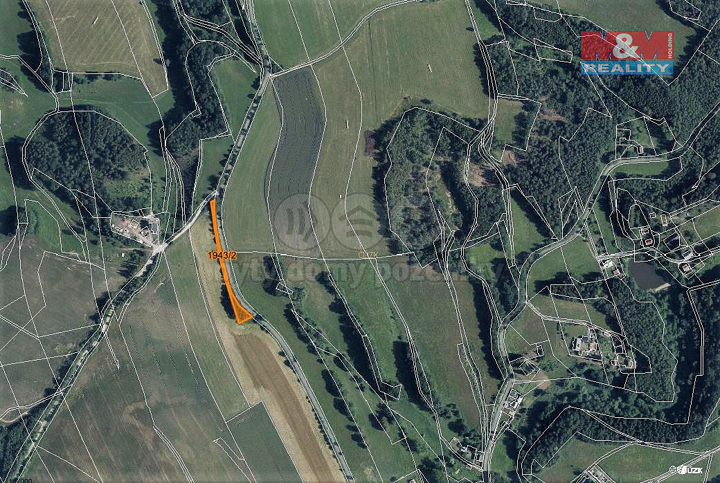 Prodej lesa 1 405 m²