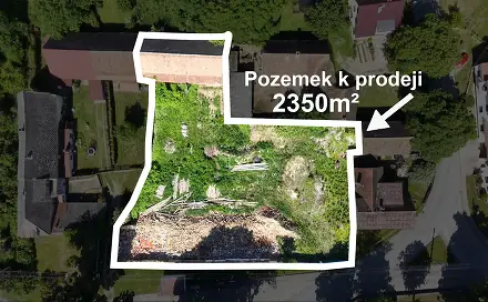 Prodej stavebního pozemku 2 350 m², Skopytce, okres Tábor