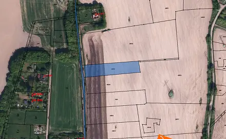 Prodej pole 2 194 m², Horní Suchá, okres Karviná
