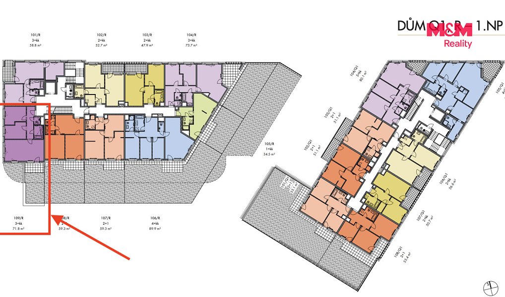 Prodej bytu 3+kk 72 m², Praha – náhled fotky 4
