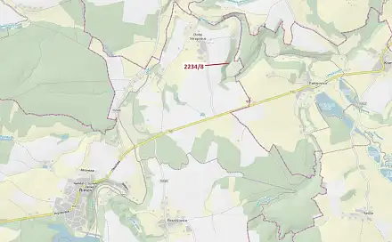 Dražba pozemku 682 m², Střížov