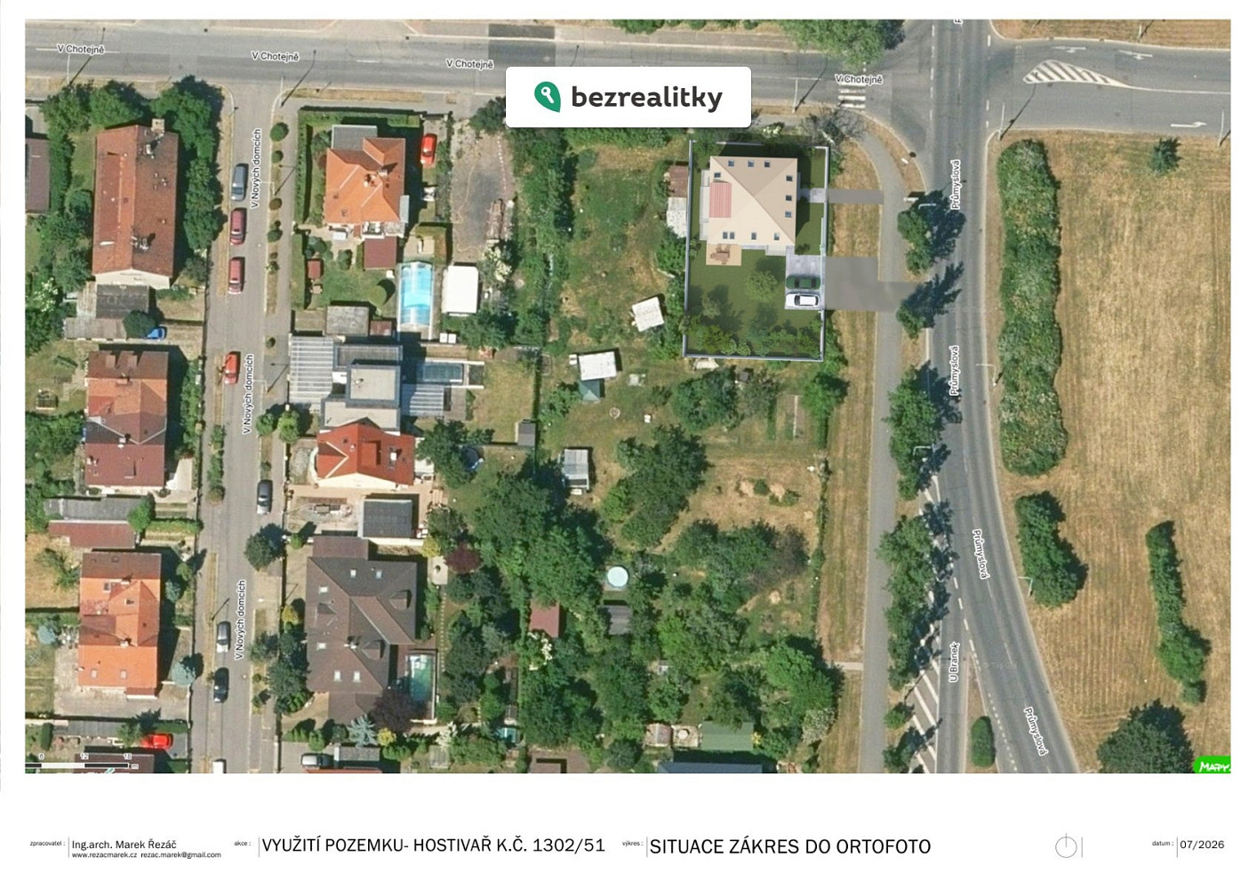 Prodej stavebního pozemku 626 m² – fotografie 5
