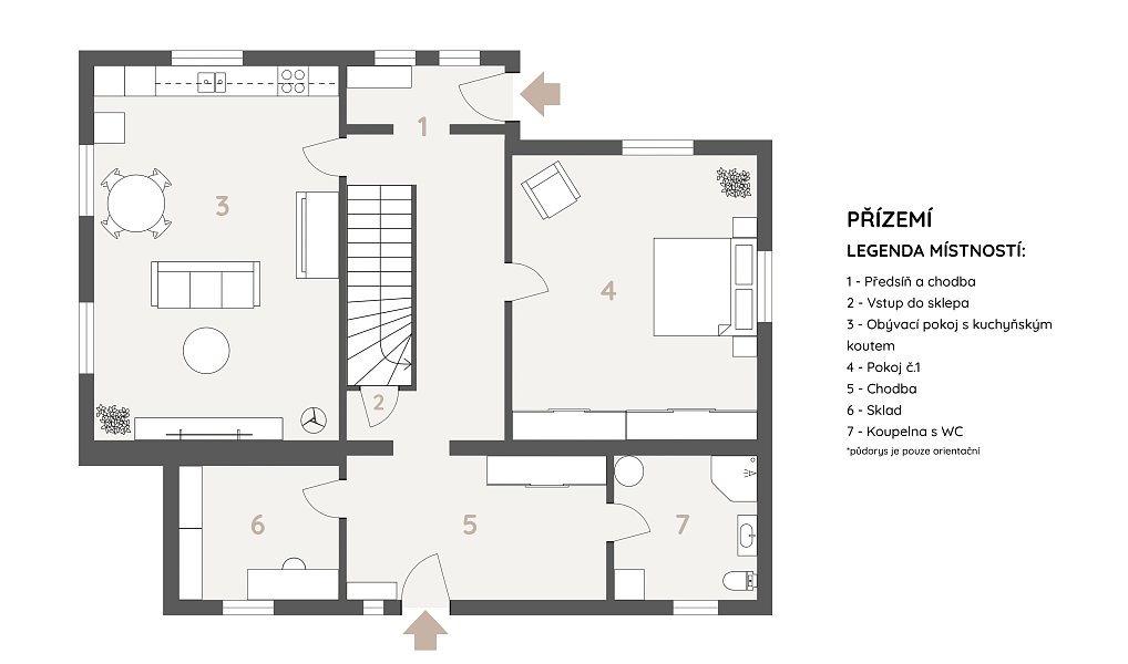 Prodej domu 190 m² s pozemkem 2 122 m², Kunratice – náhled fotky 24