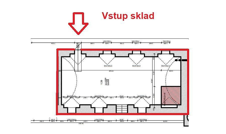 Pronájem skladovacích prostor 177 m² – fotografie 2