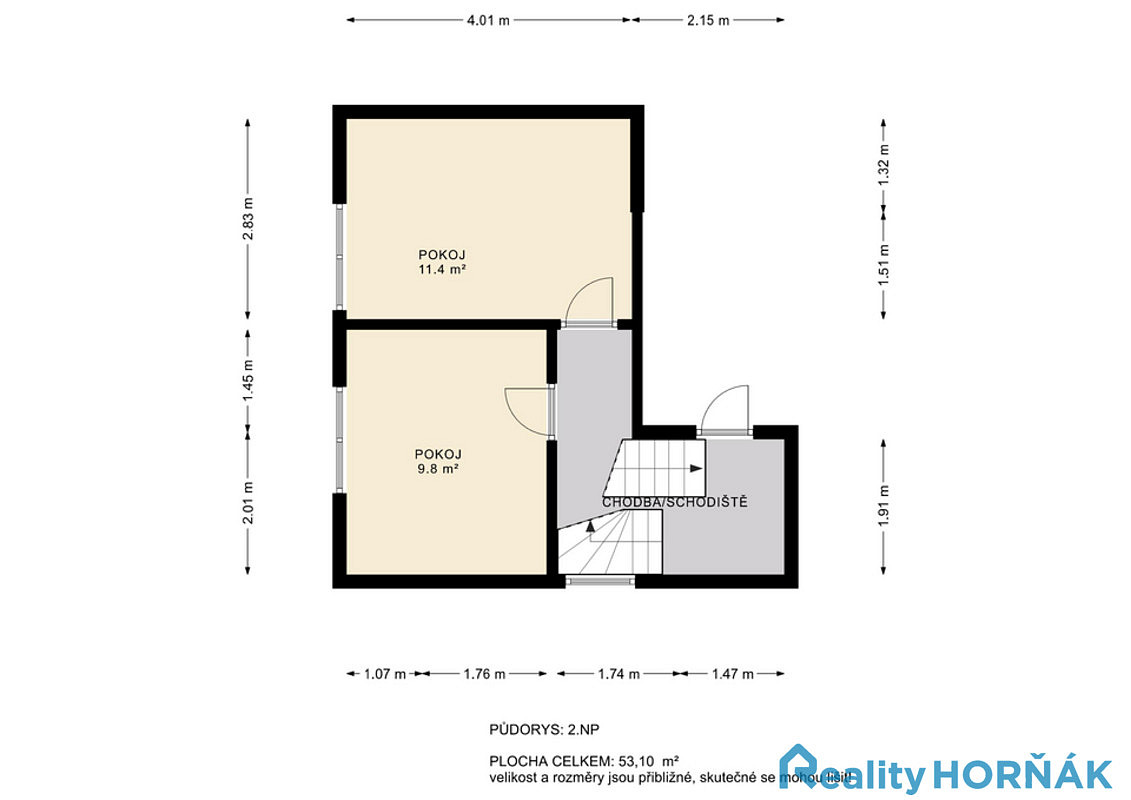 Prodej chaty/chalupy 63 m² s pozemkem 966 m² – pohled 5