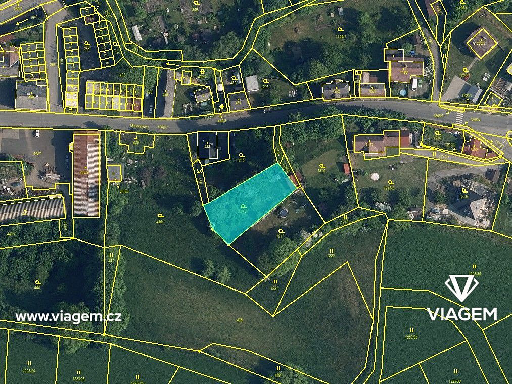Prodej zahrady 863 m²