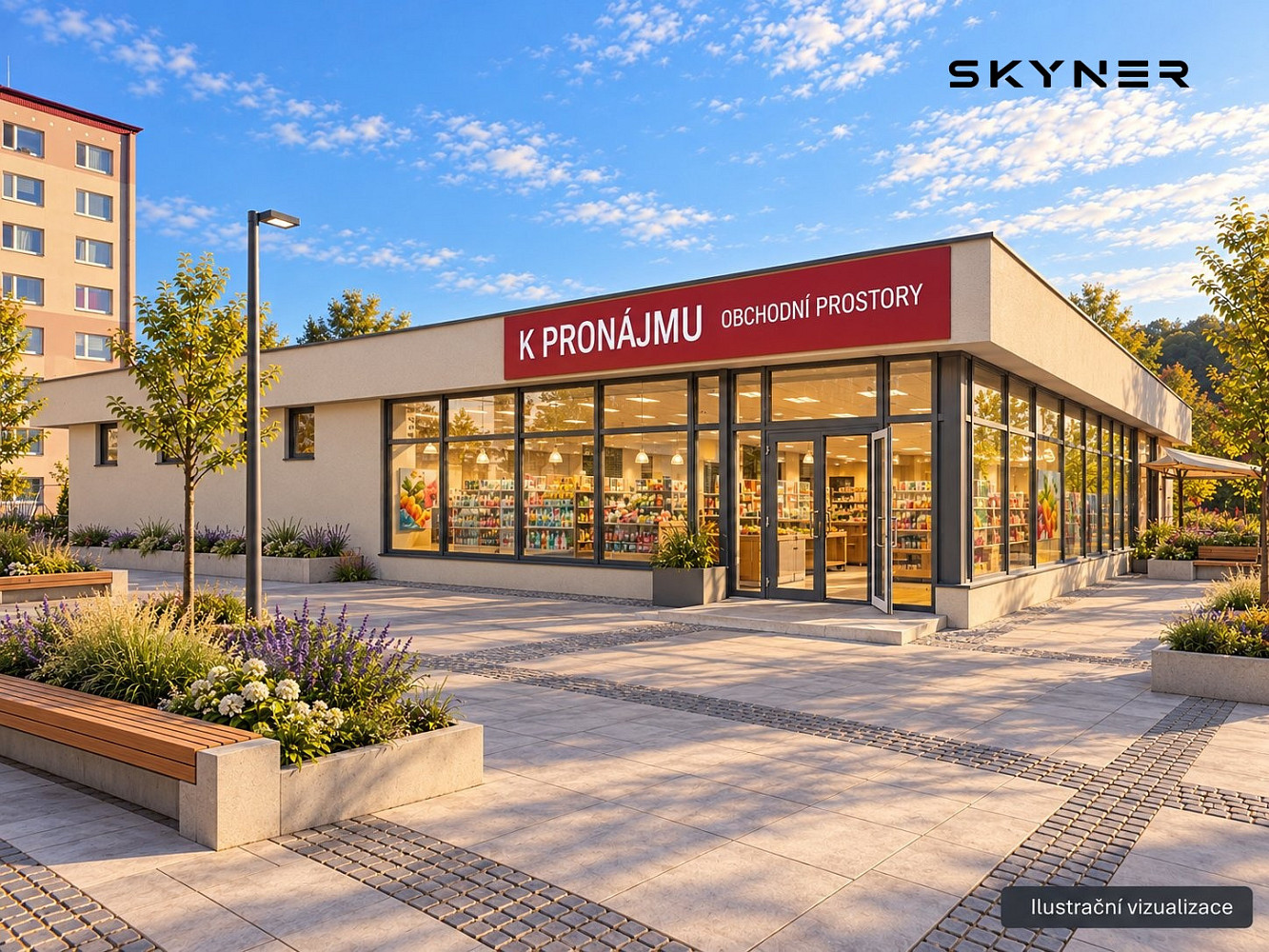 Pronájem obchodních prostor 693 m²