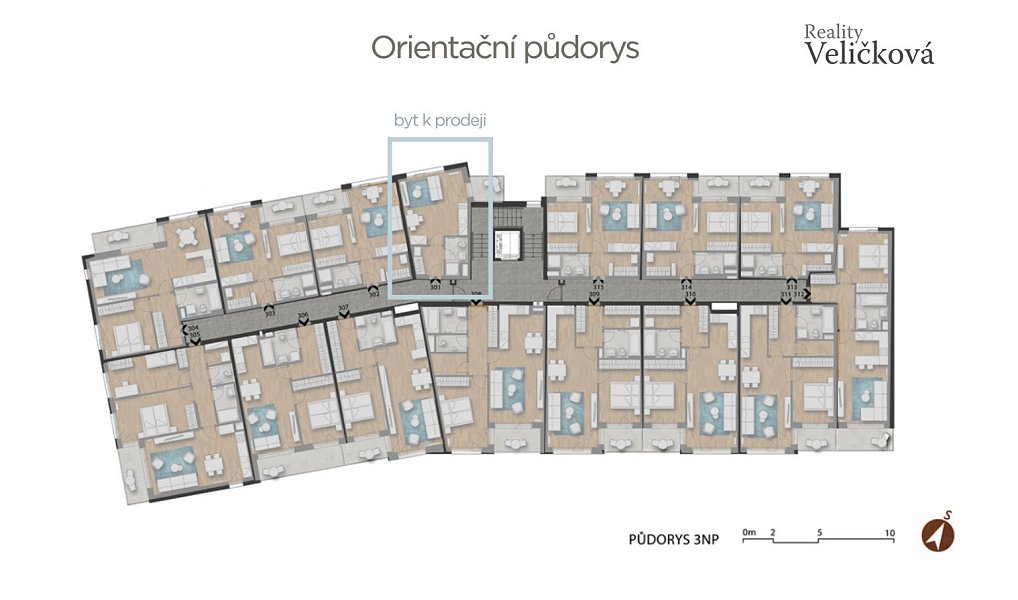Prodej bytu 1+kk 30 m², Hradec Králové – náhled fotky 20