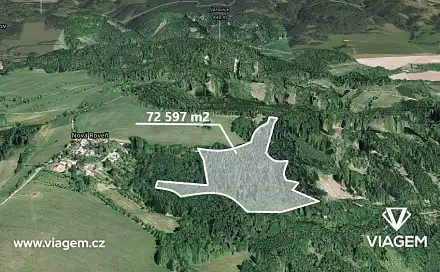Prodej lesa 3 311 m², Městečko Trnávka, okres Svitavy
