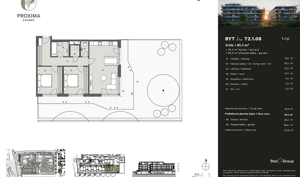 Prodej bytu 3+kk 85 m², Praha – náhled fotky 3