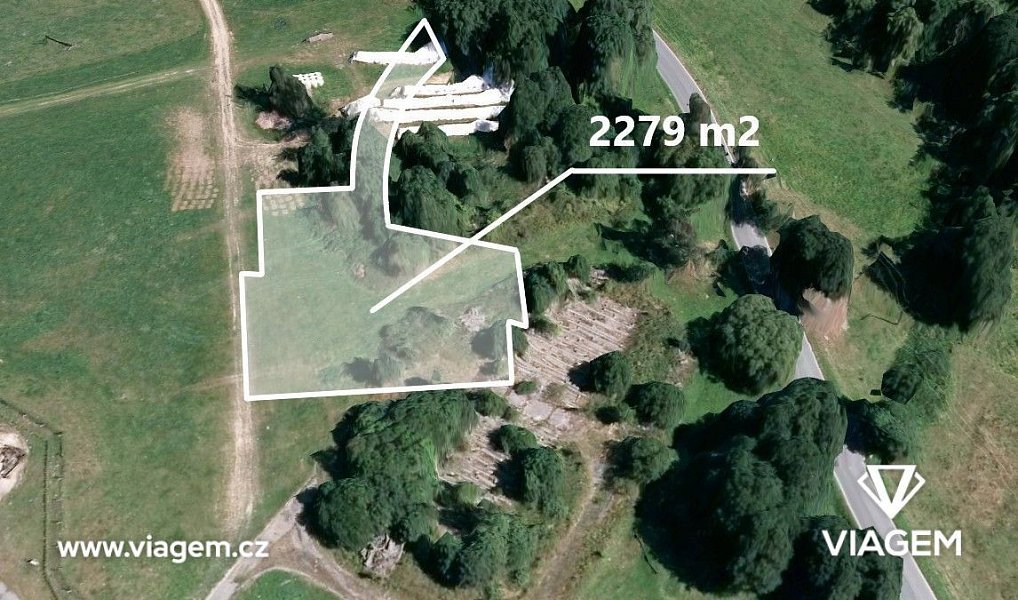 Prodej zahrady 2 279 m², Břidličná – fotka 1 z 5