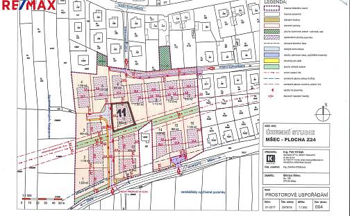 Prodej stavebního pozemku 822 m², Mšec, okres Rakovník