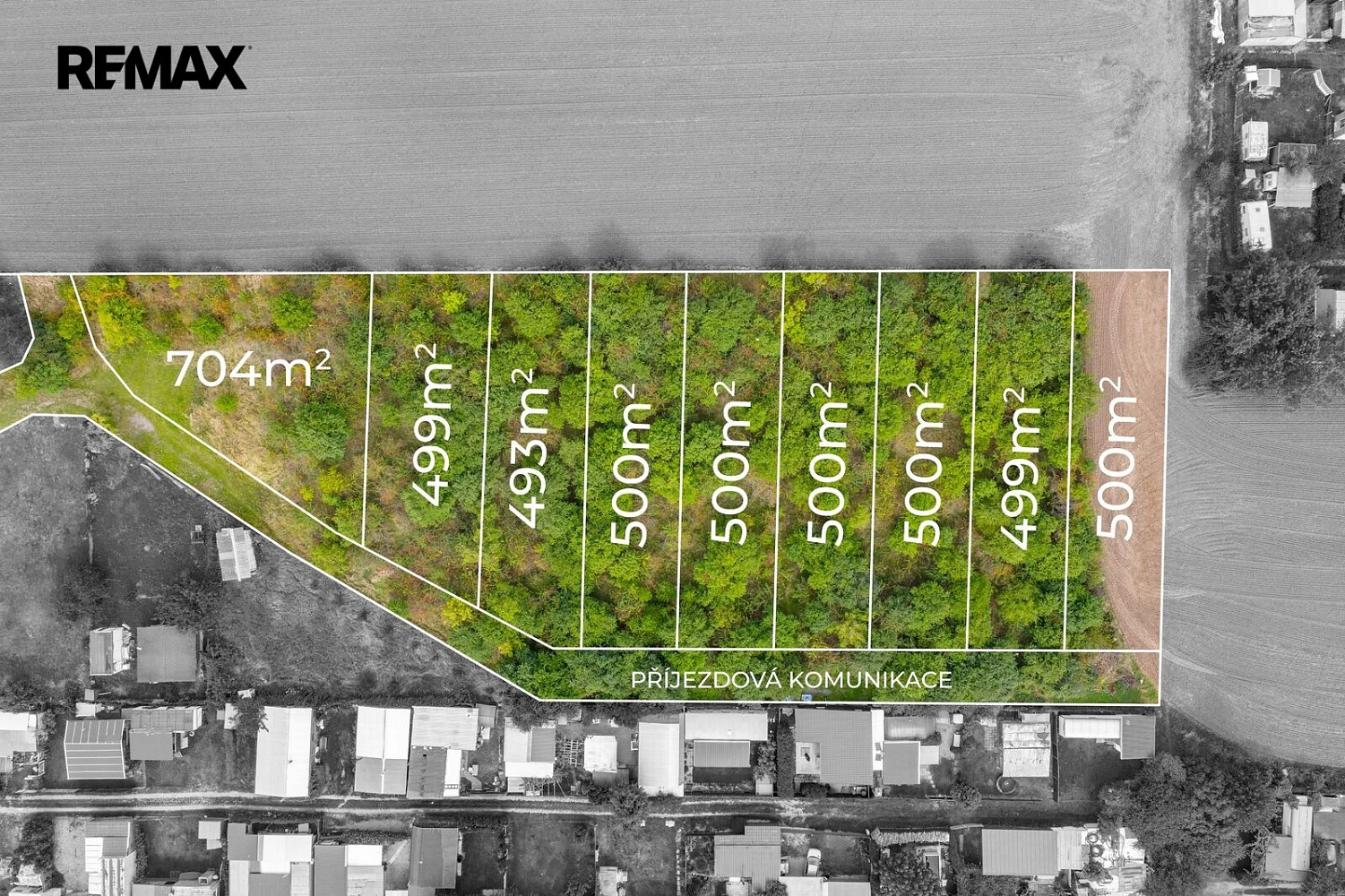 Prodej stavebního pozemku 6 037 m² – fotografie 2