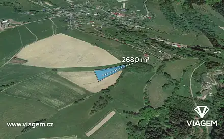 Prodej pole 2 680 m², Roztoky u Semil, okres Semily