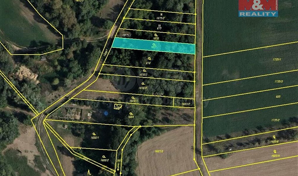 Prodej zahrady 649 m², Bařice-Velké Těšany – náhled fotky 4