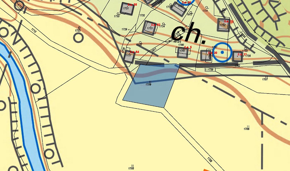 Prodej pozemku 160 m², Dýšina – náhled fotky 3