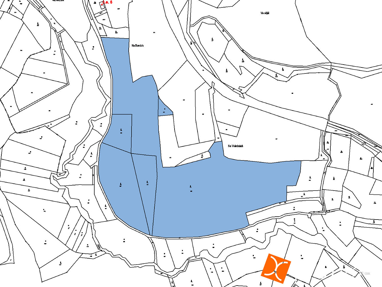 Prodej lesa 2 833 m² – fotografie 2