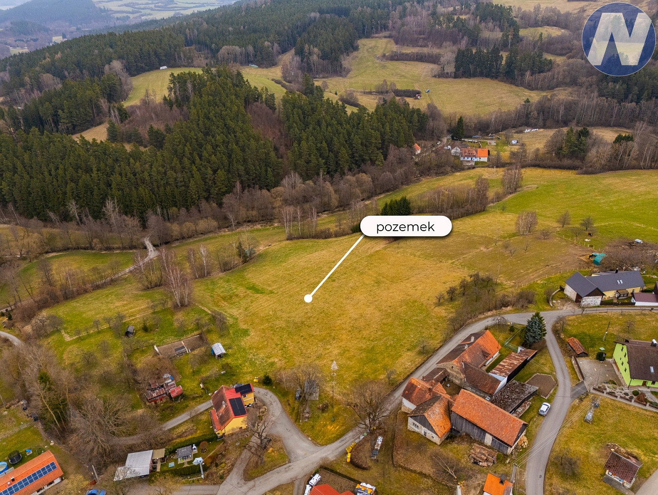 Prodej stavebního pozemku 9 772 m² — photo 2