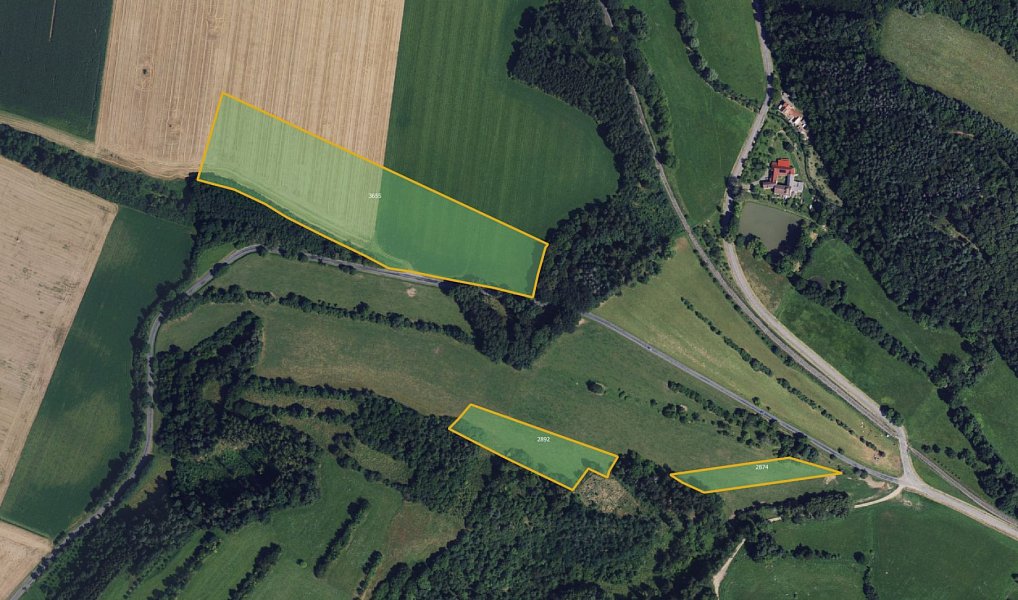 Prodej pole 64 073 m², Chornice – náhled fotky 2