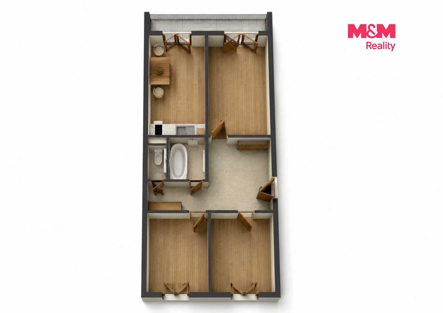 Prodej bytu 3+1 66 m² – fotografie 3