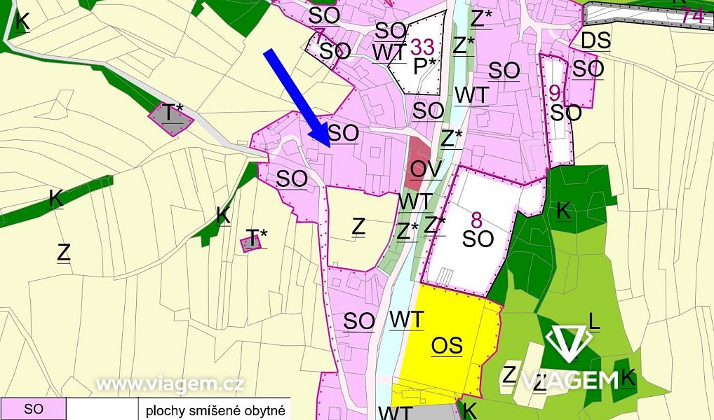 Prodej stavebního pozemku 482 m², Valašská Senice – náhled fotky 3