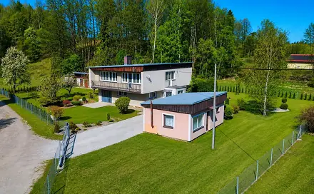 Prodej domu 215 m² s pozemkem 3 394 m², Stará Červená Voda, okres Jeseník