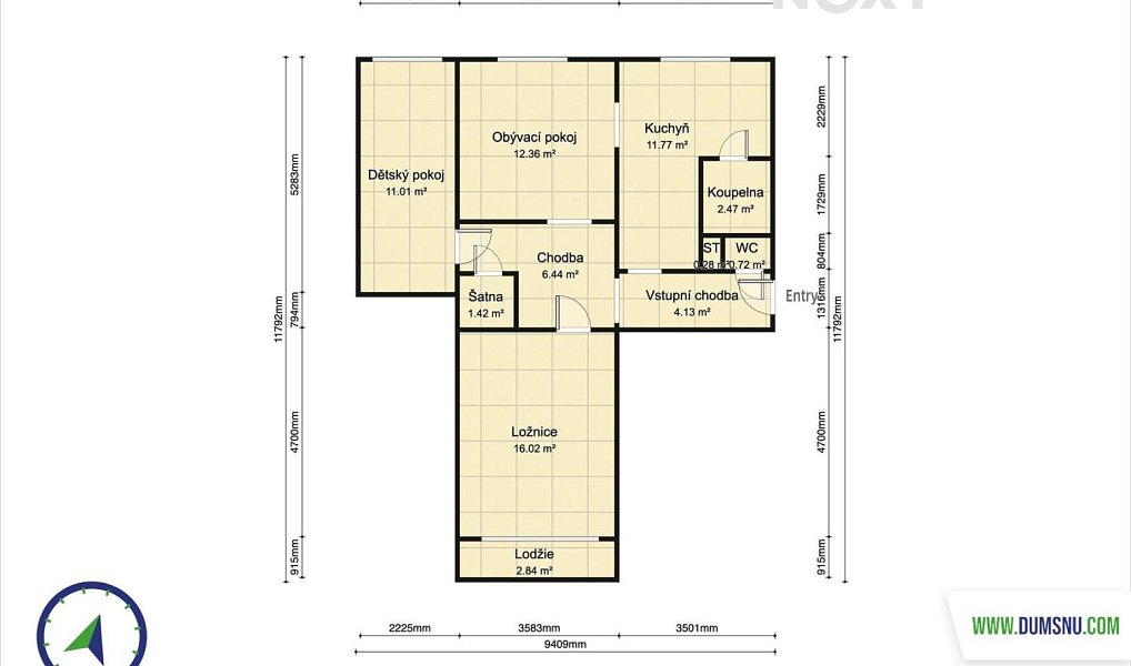 Prodej bytu 3+1 70 m², Šumperk – náhled fotky 19