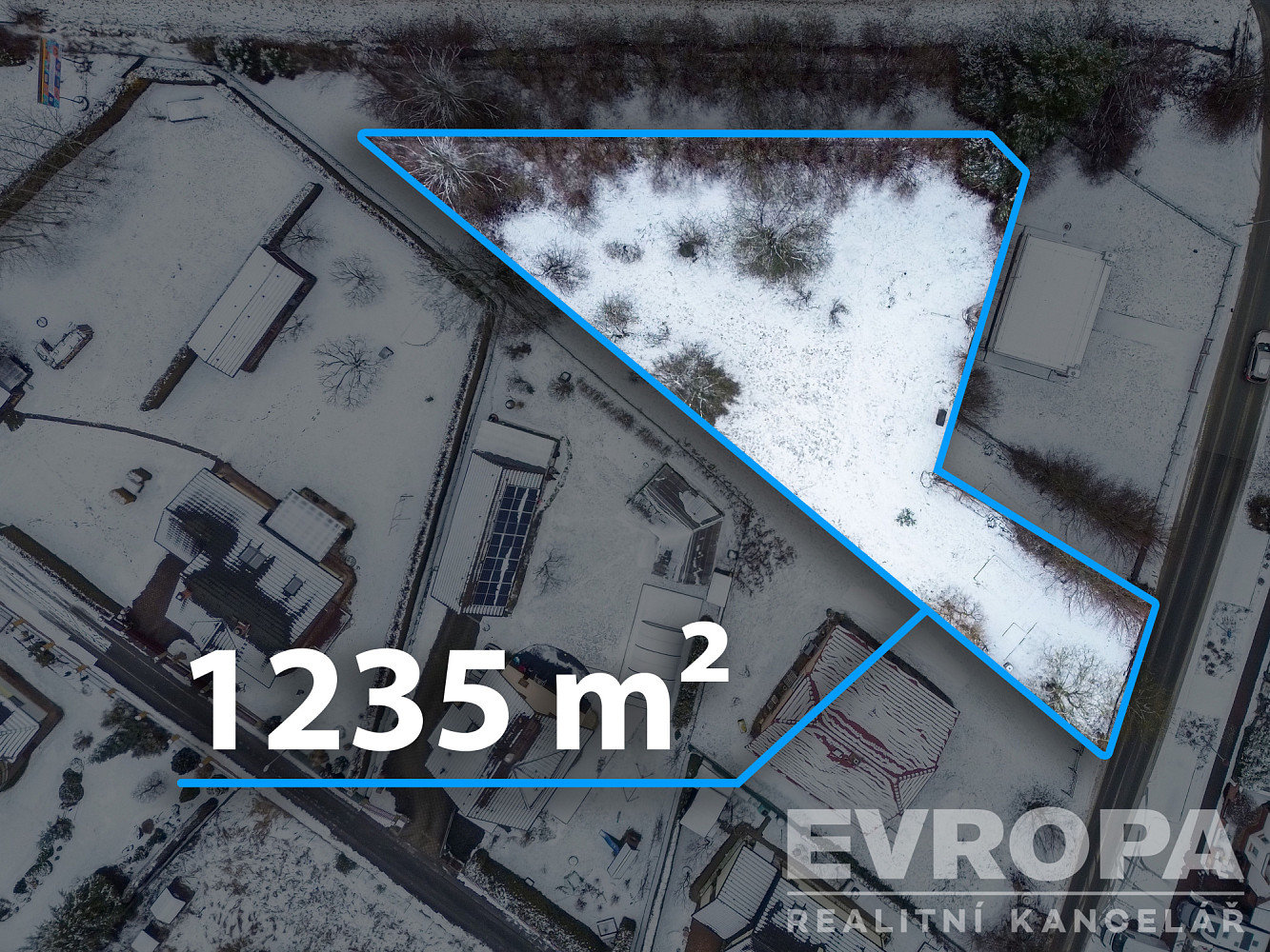 Prodej stavebního pozemku 1 235 m² – fotografie 2