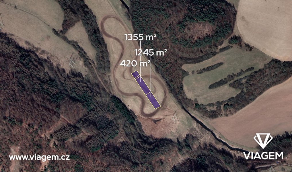 Prodej pole 391 m², Vranová Lhota – náhled fotky 2
