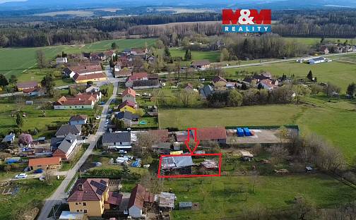 Prodej stavebního pozemku 834 m², Borovany - Trocnov, okres České Budějovice