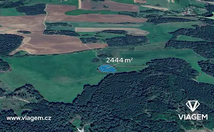 Prodej pole 611 m², Doubravice, okres Strakonice