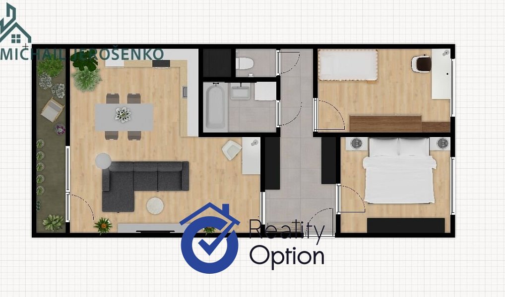 Pronájem bytu 3+kk 67 m², Praha – náhled fotky 2