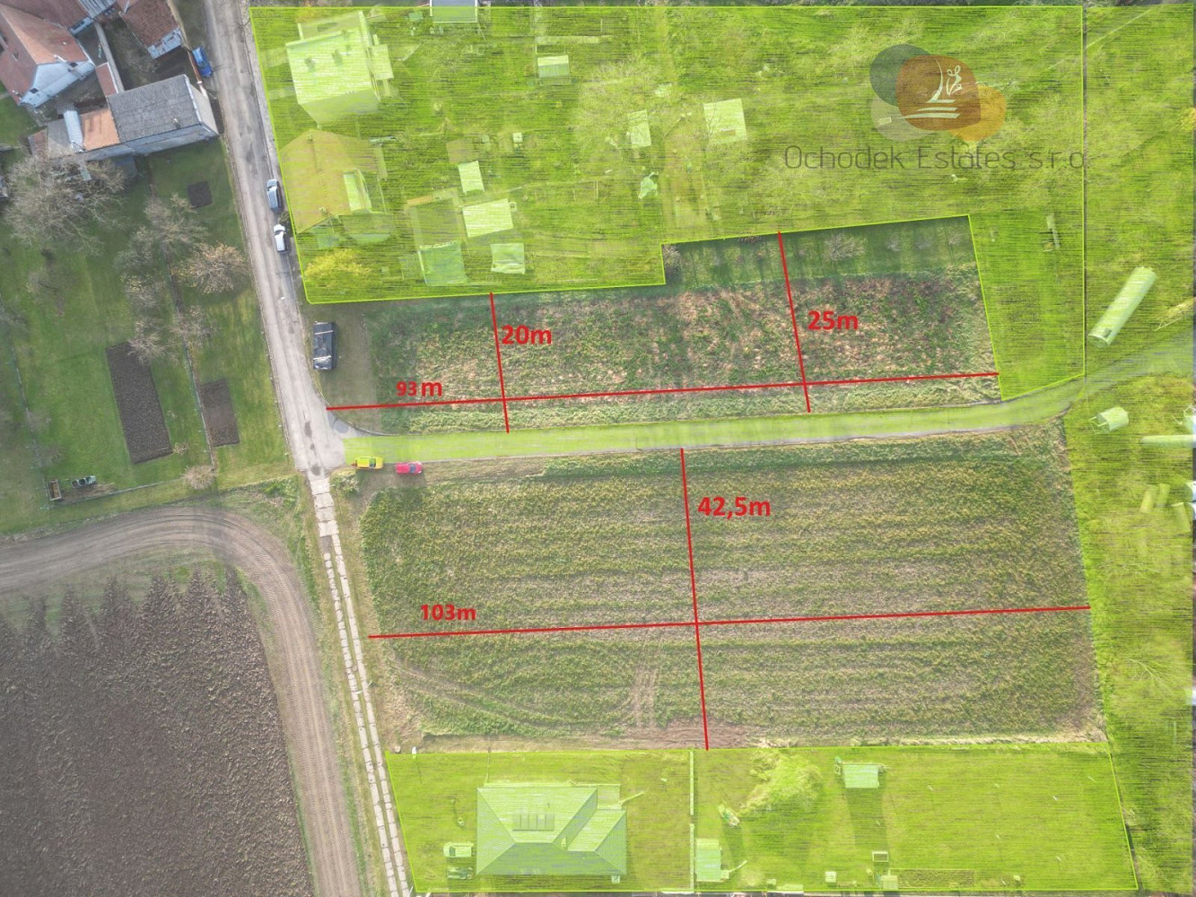 Prodej stavebního pozemku 6 449 m²