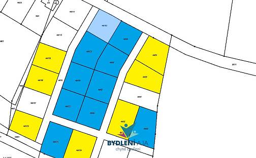 Prodej stavebního pozemku 780 m², Modlany - Kvítkov, okres Teplice
