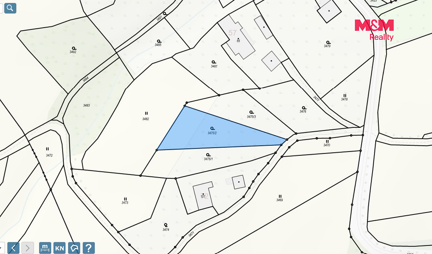Prodej stavebního pozemku 1 259 m² – fotografie 3