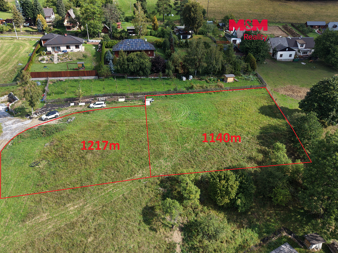 Prodej stavebního pozemku 1 217 m²