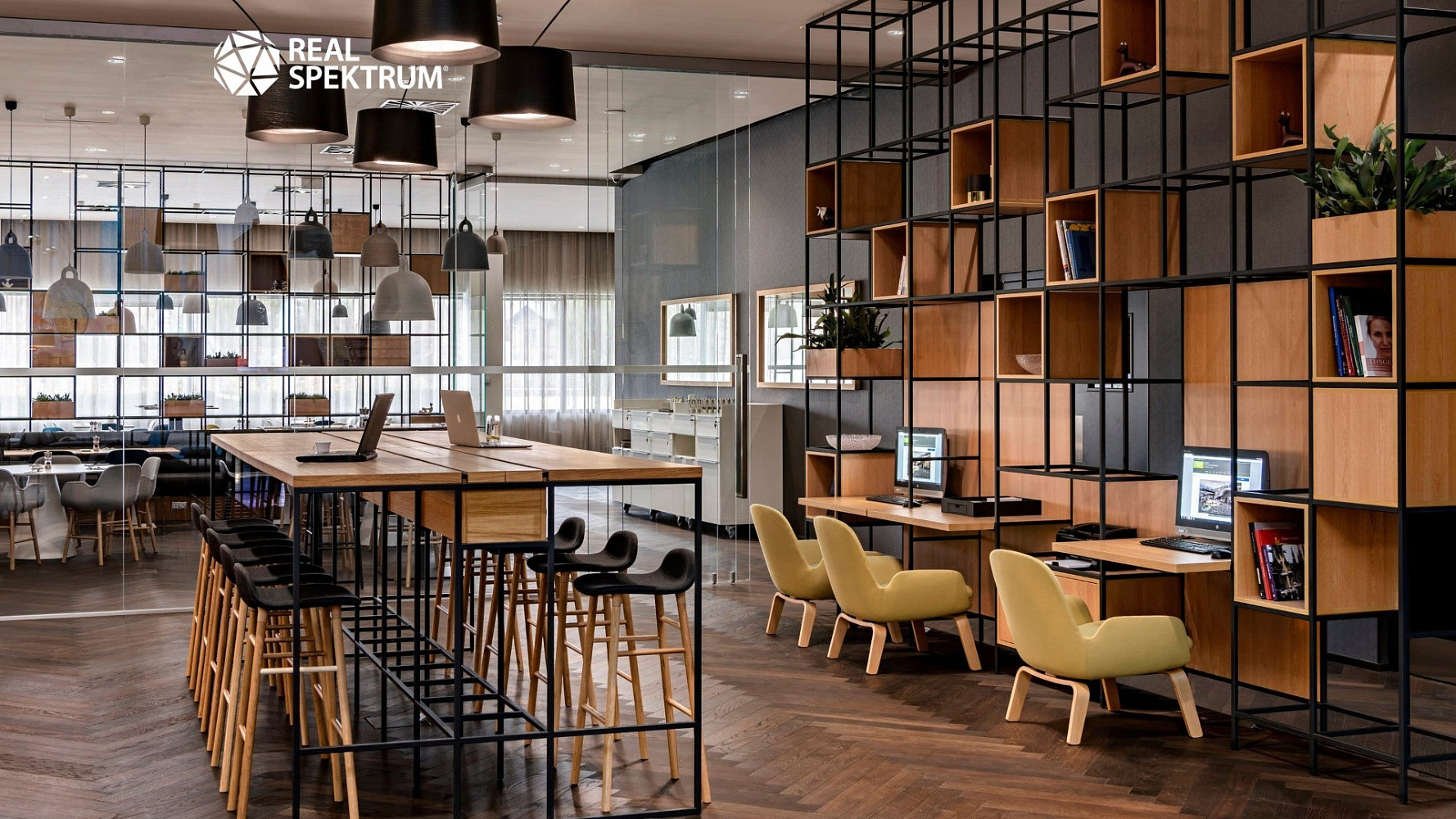 Pronájem kancelářských prostor 409 m² - 8. NP, ulice Holandská, Brno – pohled 3