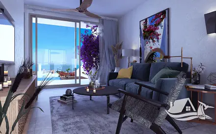 Prodej bytu 1+kk 38 m², Esentepe, Kypr