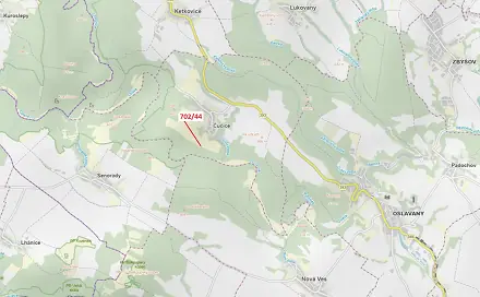 Dražba lesa 112 m², Čučice
