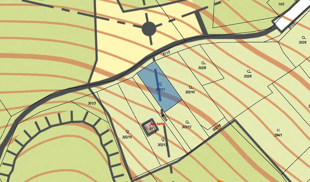 Prodej zahrady 402 m², Korozluky – náhled fotky 3