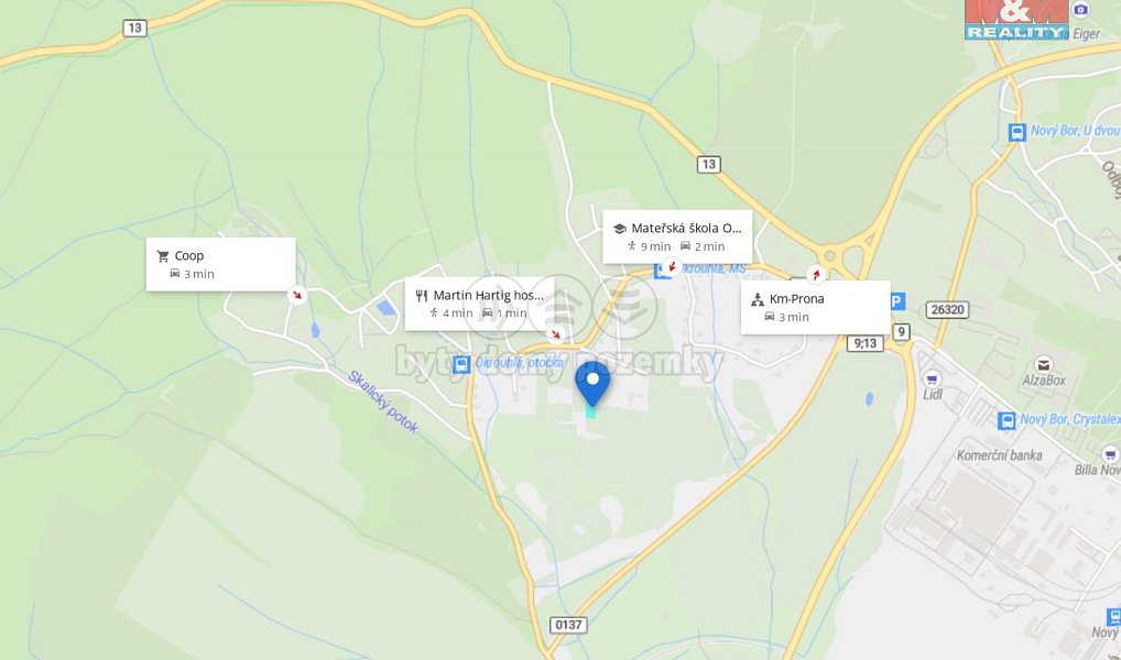 Prodej stavebního pozemku 1 241 m², Okrouhlá – náhled fotky 10