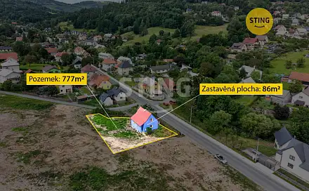 Prodej domu 82 m² s pozemkem 777 m², Horní, Zubří, okres Vsetín